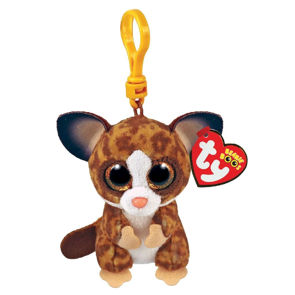 Ty beanie boos clip knuffel bush baby binky 7 cm