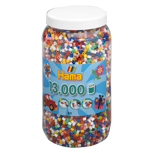 Hama strijkkralen pot 13000 stuks