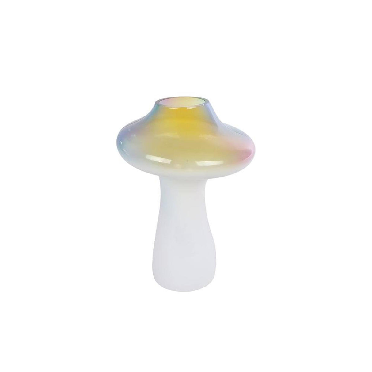 Cosydecor beeld paddenstoel rainbow l glas