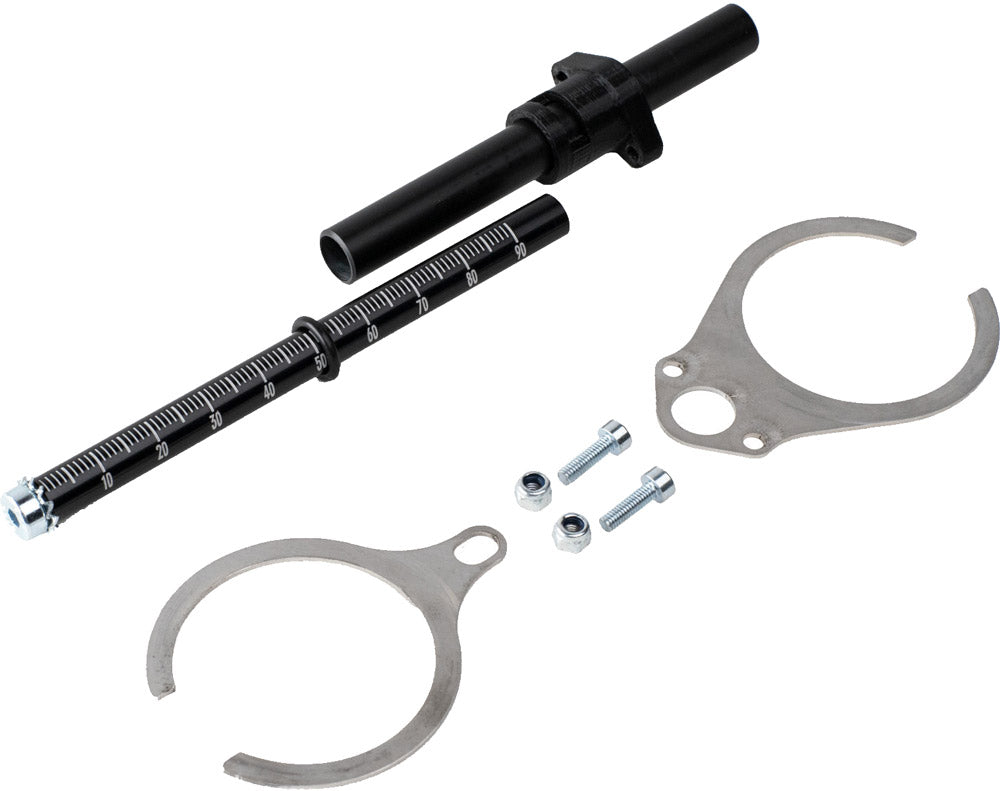 Reverse components travel and sag indicator 2.0