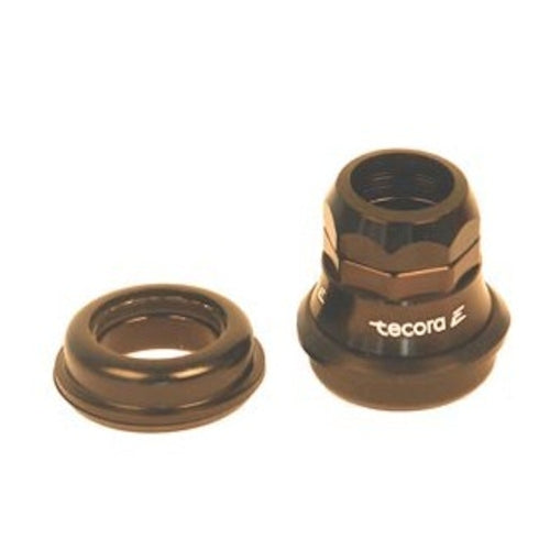Tecora balhoofdstel1 1 8 inch semi geint draad 25.4-44-30.0 zwart