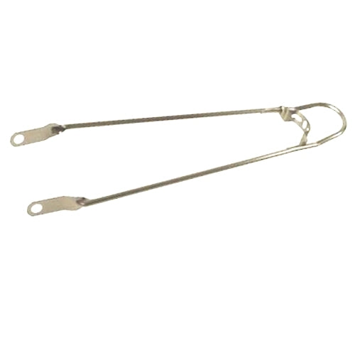 Spatbordstang bumper 28sp zilver