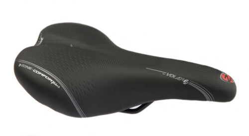 Zadel Selle Bassano Volare M X33 heren - zwart