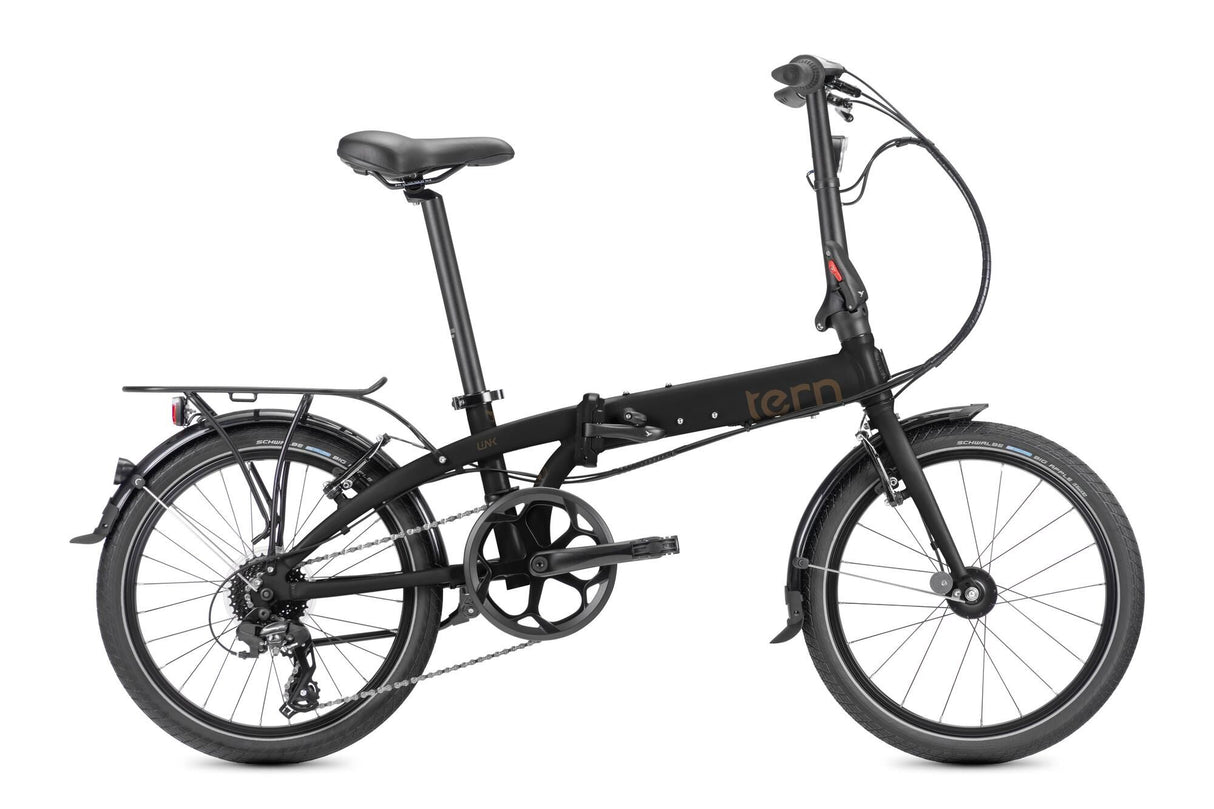 Tern vouwfiets link c8 (#1) bike link c8 8sp dr black taupe
