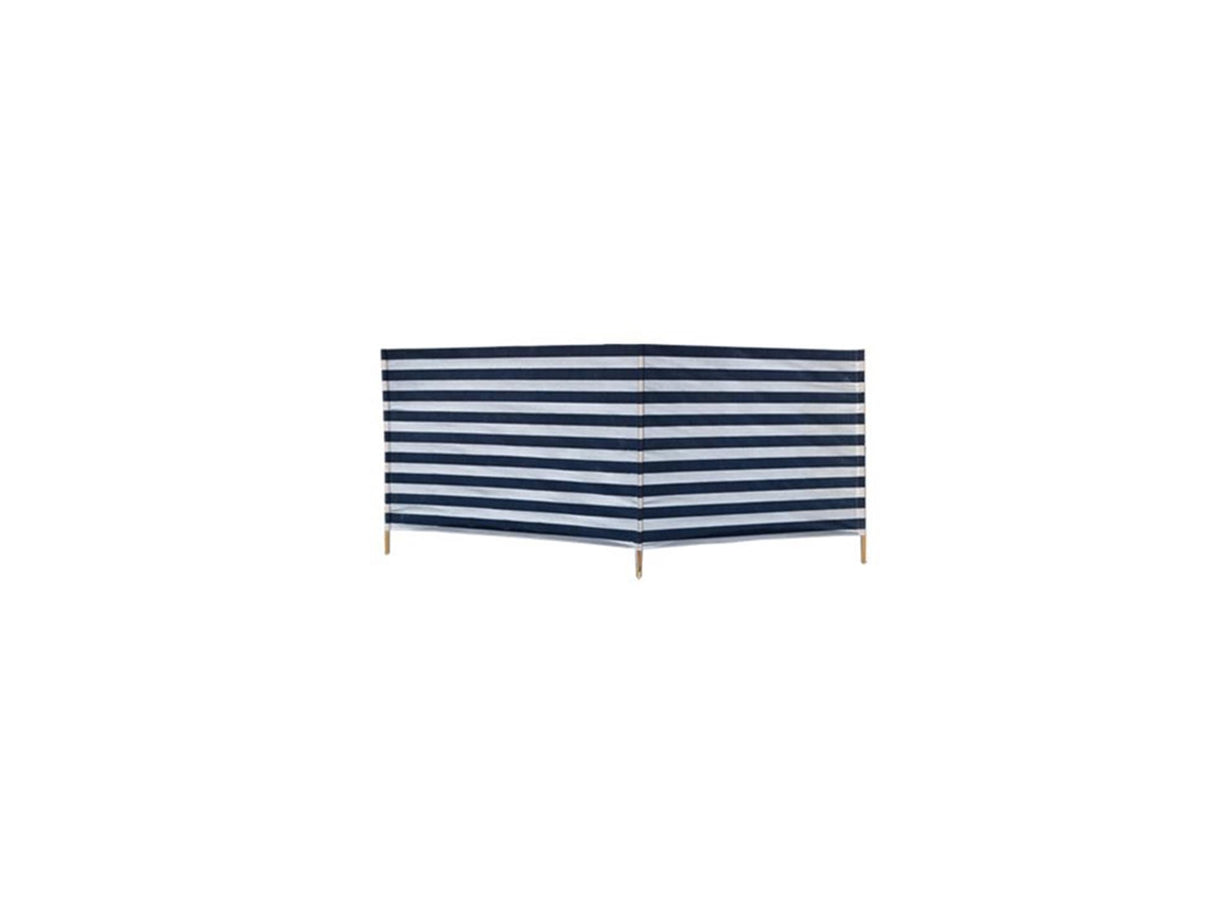 Gerkimex windscherm katoen 240cmx90cm blauw wit