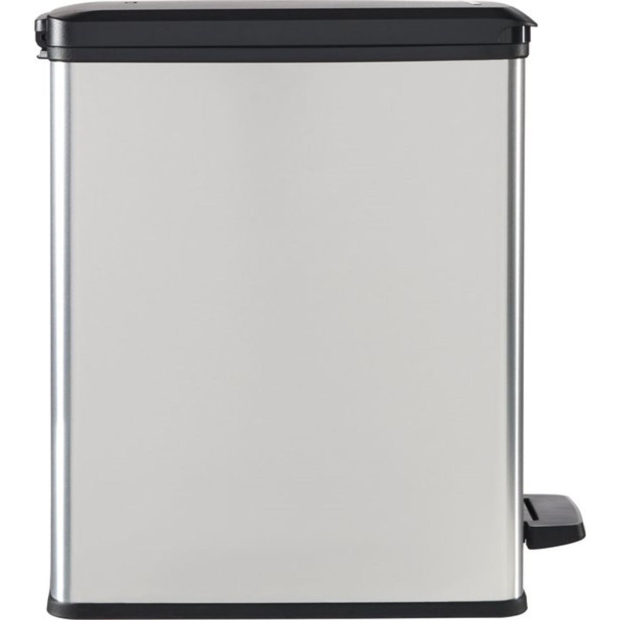 Curver decobin slim afvalbak 25l zilver