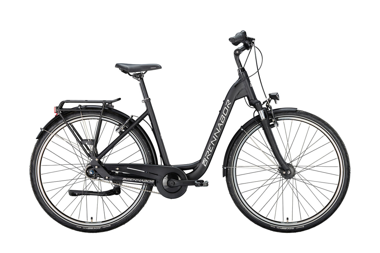 Brennabor trekkingfiets t-42 mod. 24 bike trekking t-42 28 55 wave 7sp.black white