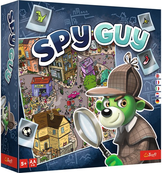 Trefl bordspel spy guy - educatief kinderspel voor 1-4 spelers.
