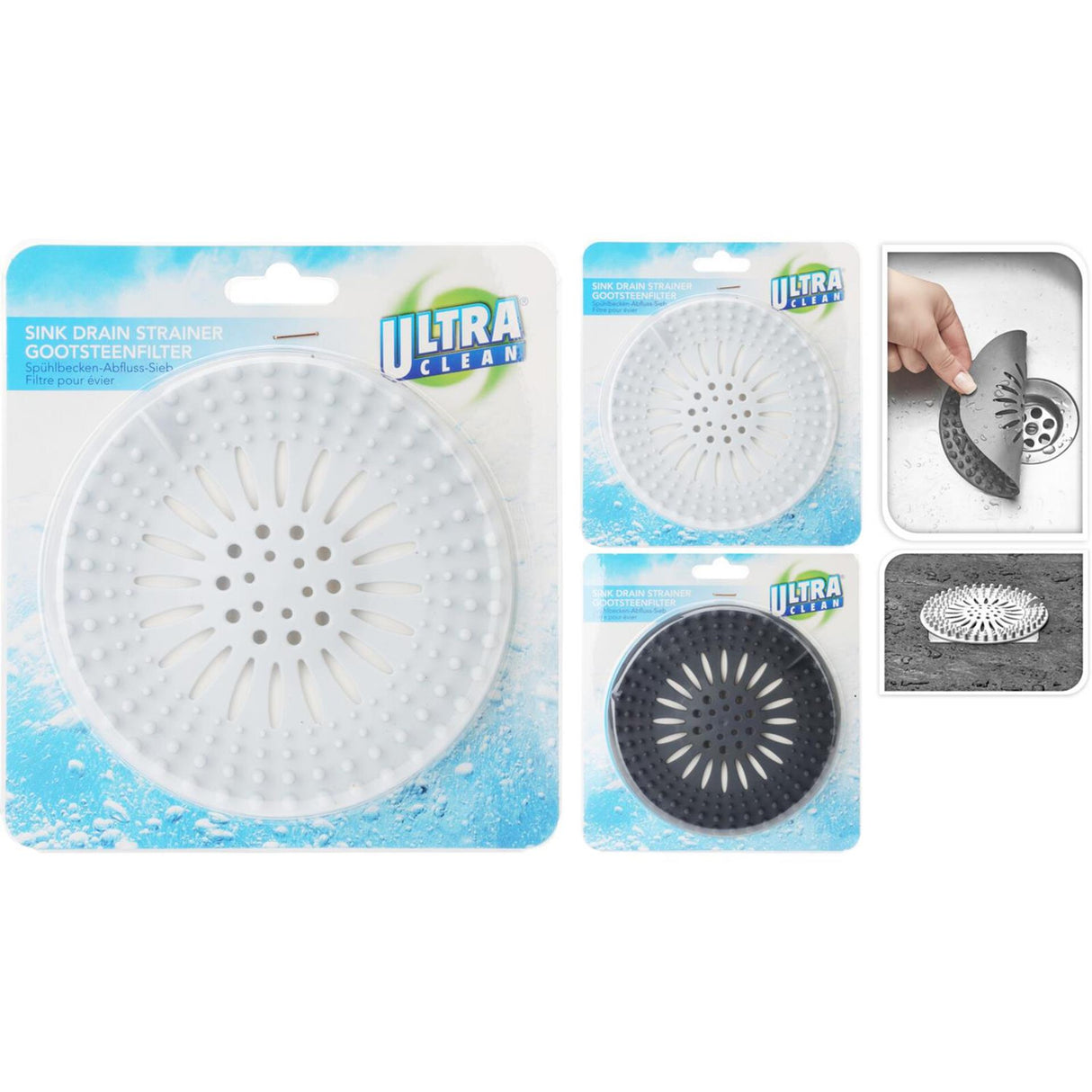 Ultra clean gootsteenfilter tpe ø13cm