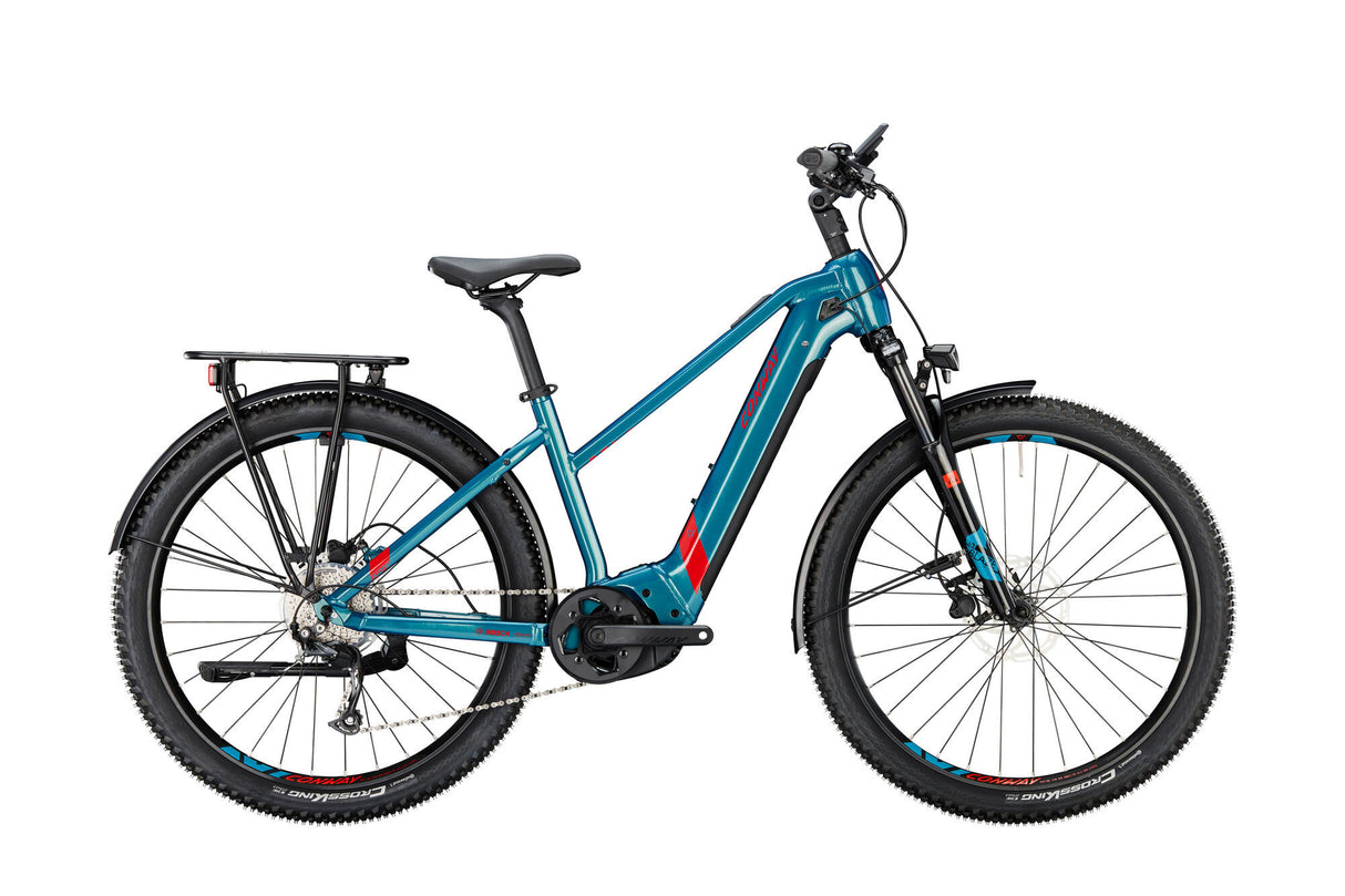 Conway elektrische suv cairon c 2.0 500 mod. 24 ebike con.cairon c2.0 500 29 53 trap. 9sp petr. red