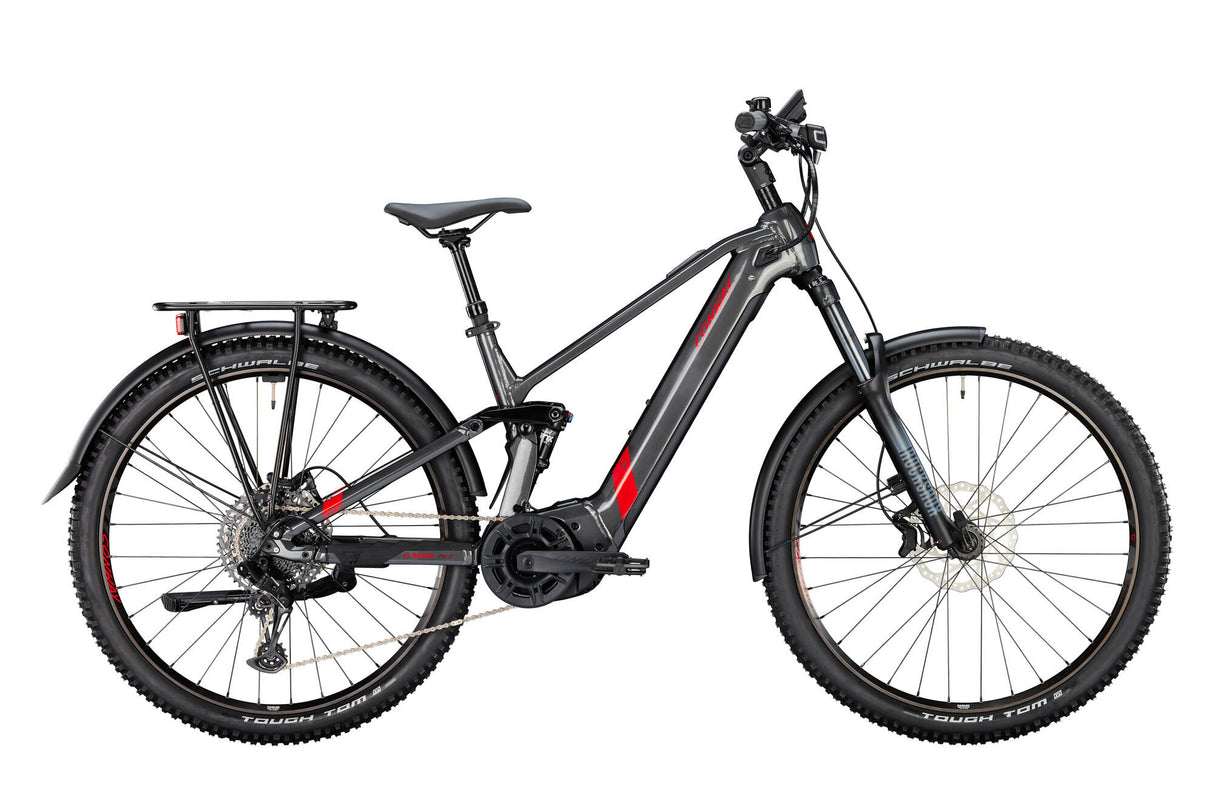 Conway elektrische suv xyron suv 4.9 mod. 24 ebike conw.xyron suv 4.9 29 43 f.sus.12sp grey red