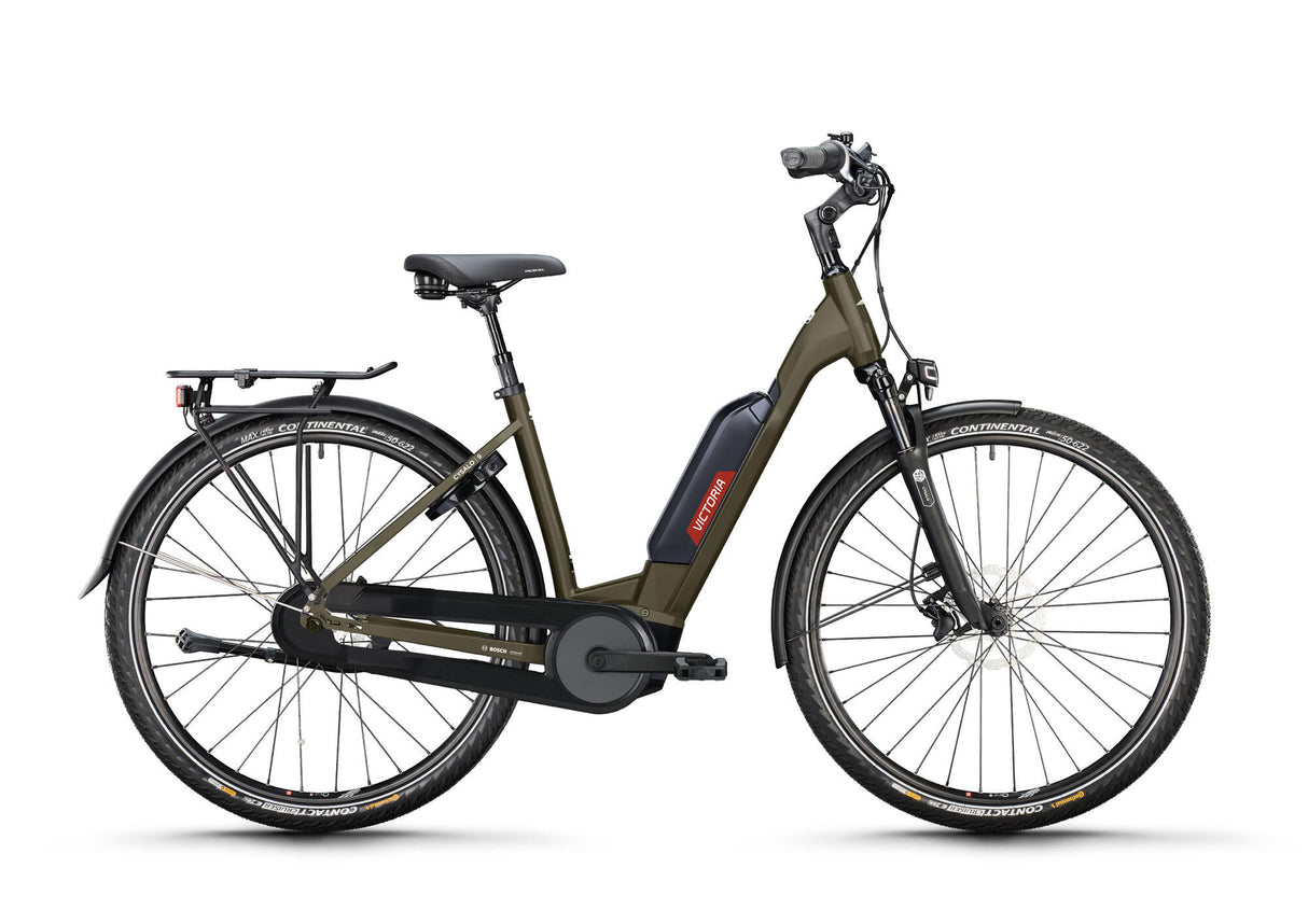 Victoria elektrische trekkingfiets cysalo 9 (#1) ebike vict.cysalo 9 28 52 low entry 7sp fw grey