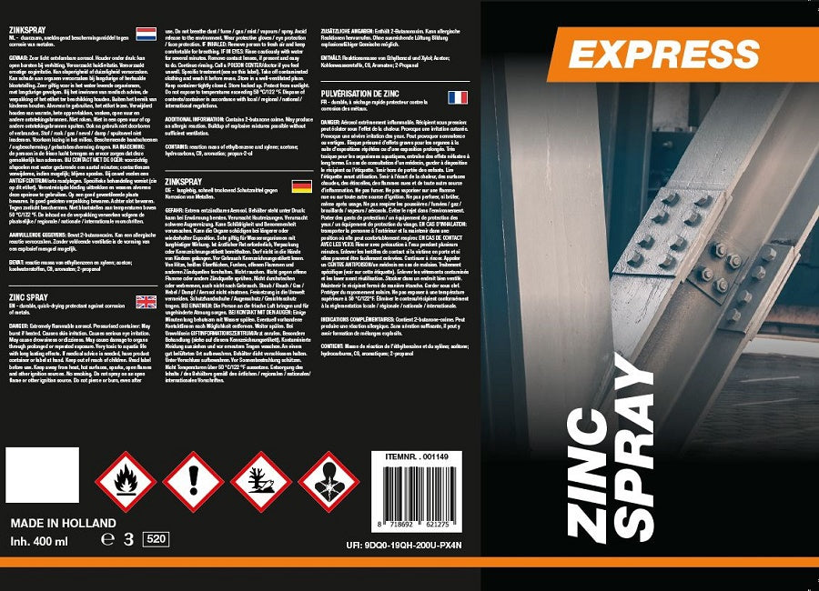Producten zinkspray 400ml