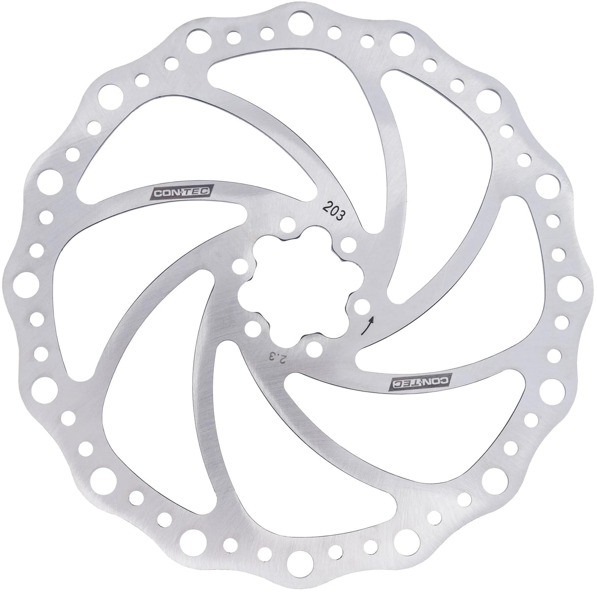 Contec remschijf cdr-et ct disc br. rotor cdr-et 203mm x 2,3mm 6-loch