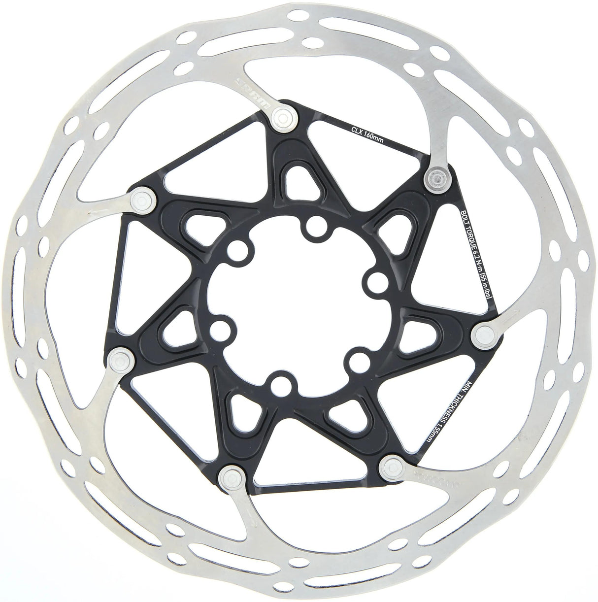 Sram remschijf centerline x rotor brake rotors center 160 mm steel rounded