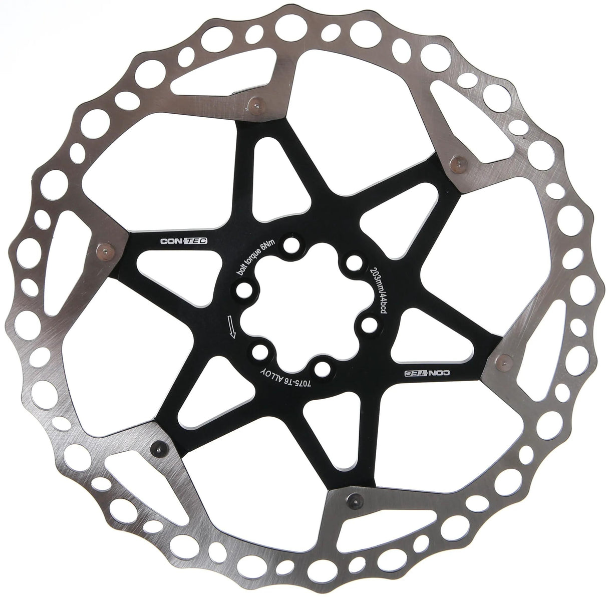 Contec remschijf cdr-hd 2 ct disc br. rotor cdr-hd2 203 mm 2-parts 6-hole