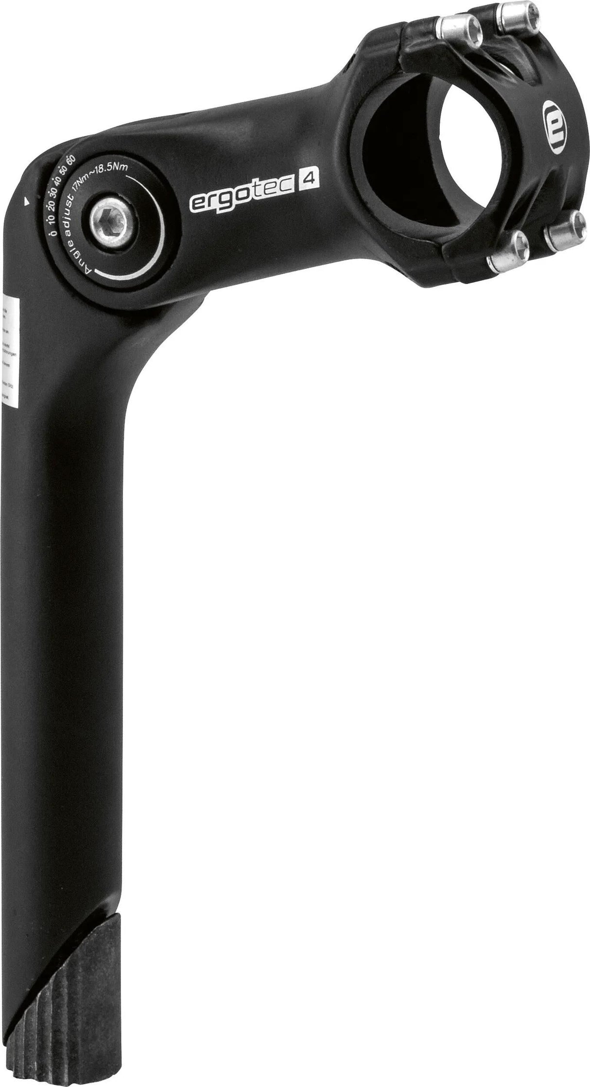 Ergotec stuurpen octopus 2 stem octopus 2 tube 110 180mm black