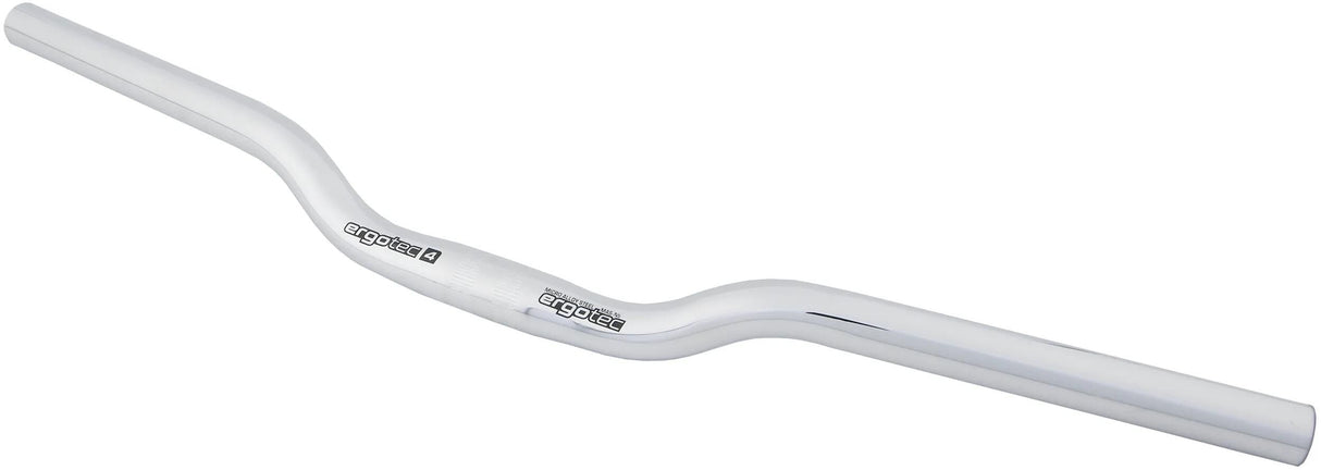 Ergotec stuur riser bar 30 25,4 - zilver