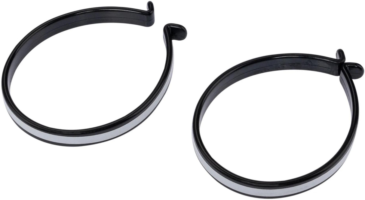 Contec hosenspange tweezers ct trouser clip pair w. reflective stripes, black