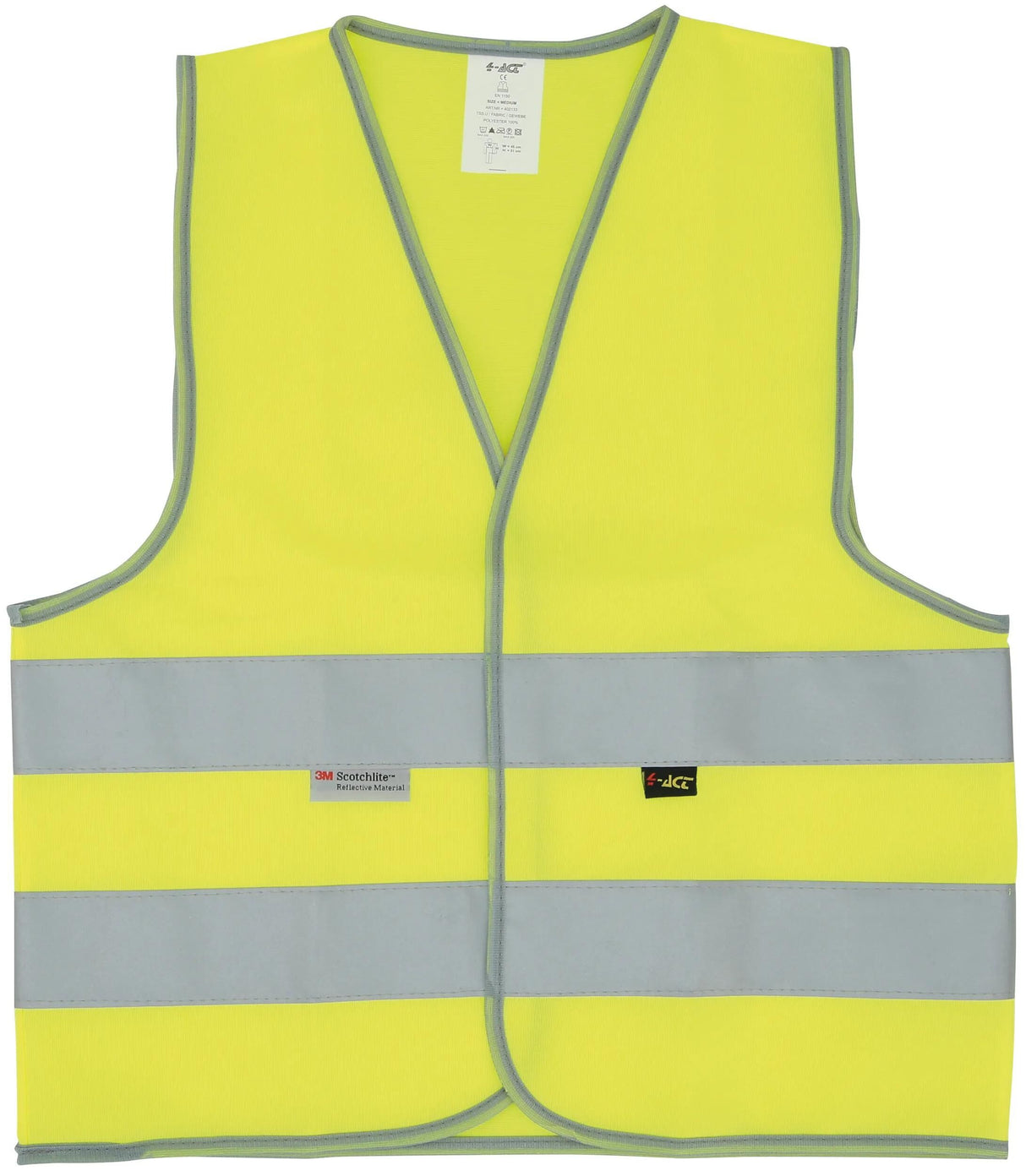 4-act kinder veiligheidsvest reflex vest f.kids size l y