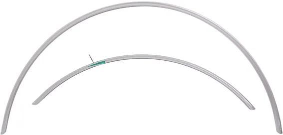Curana spatbordset clite fender set c-lite,28 ,30mm,sil.