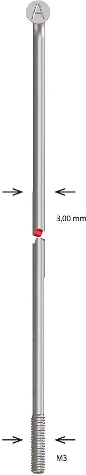 Alpina spaak spoke zinc m3x262 mm