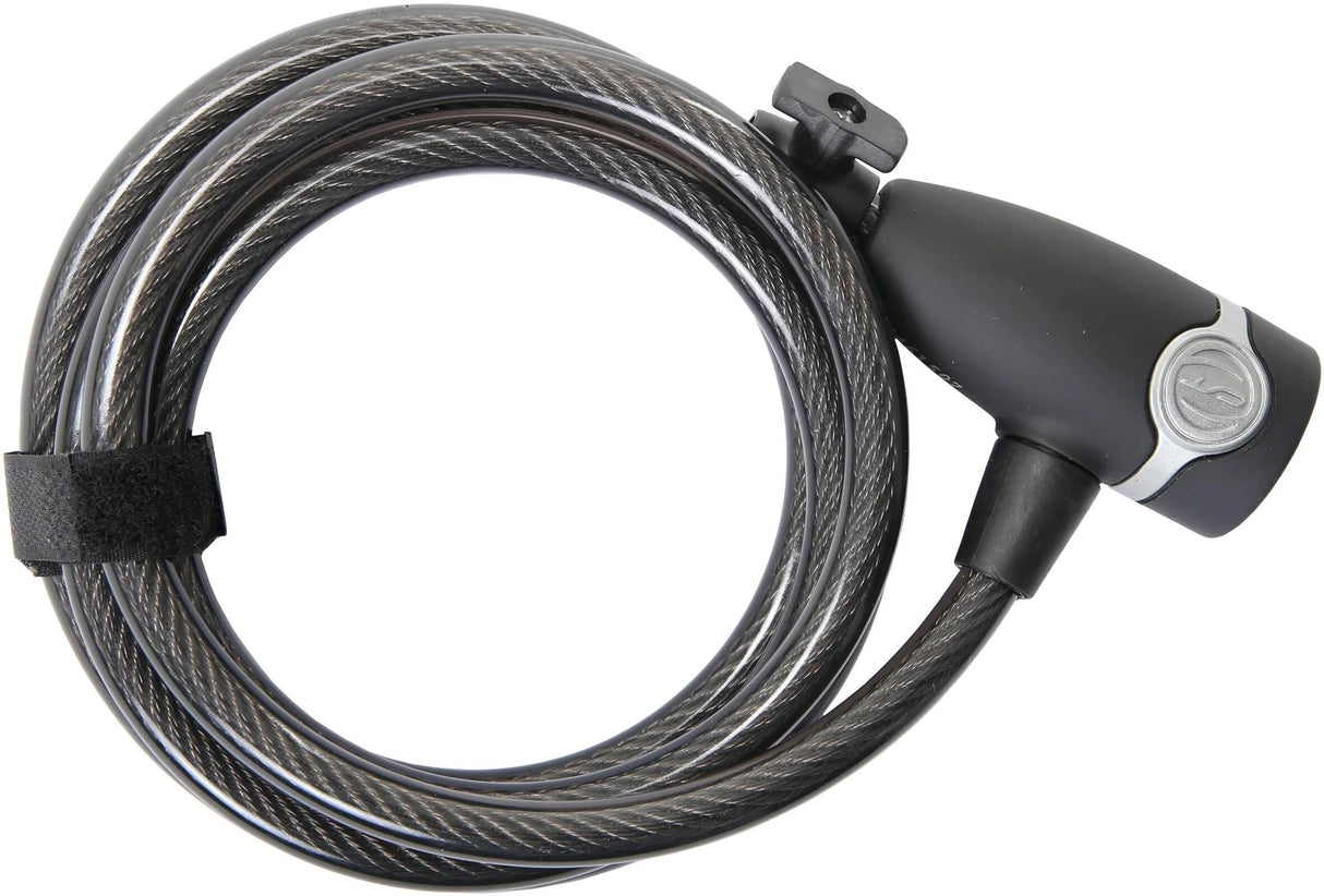 Contec spiraal-kabelslot ecoloc ct coiled cab.lock ecoloc 10mm x 185cm black
