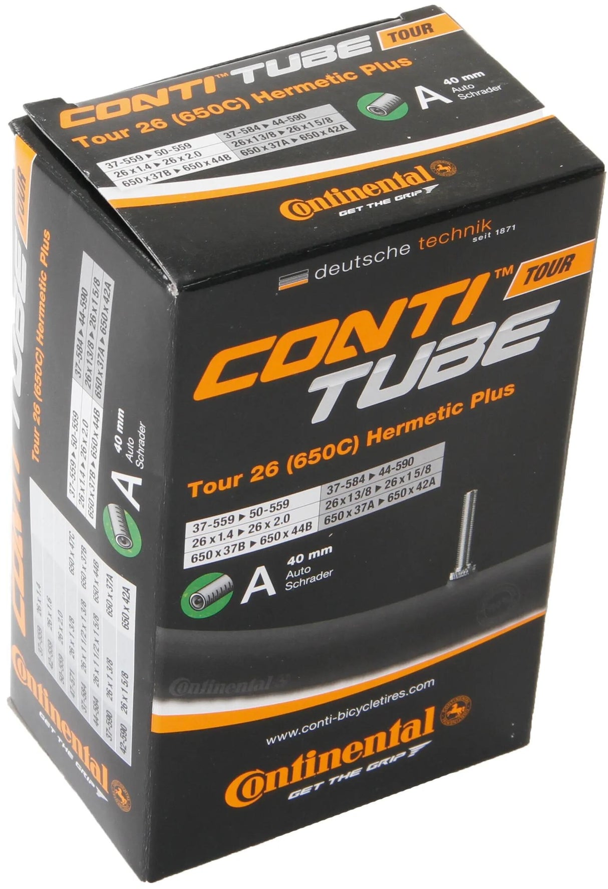 Continental binnenband tour 26 hermetic plus conti tube tour 26 37 47-559 597 a40 her
