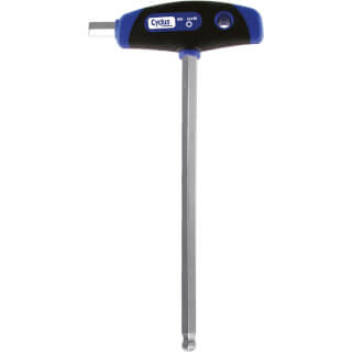 Cycplus handger. inbussleutel cyclus kogelkop 2.5mm t-greep, 100mm 720611