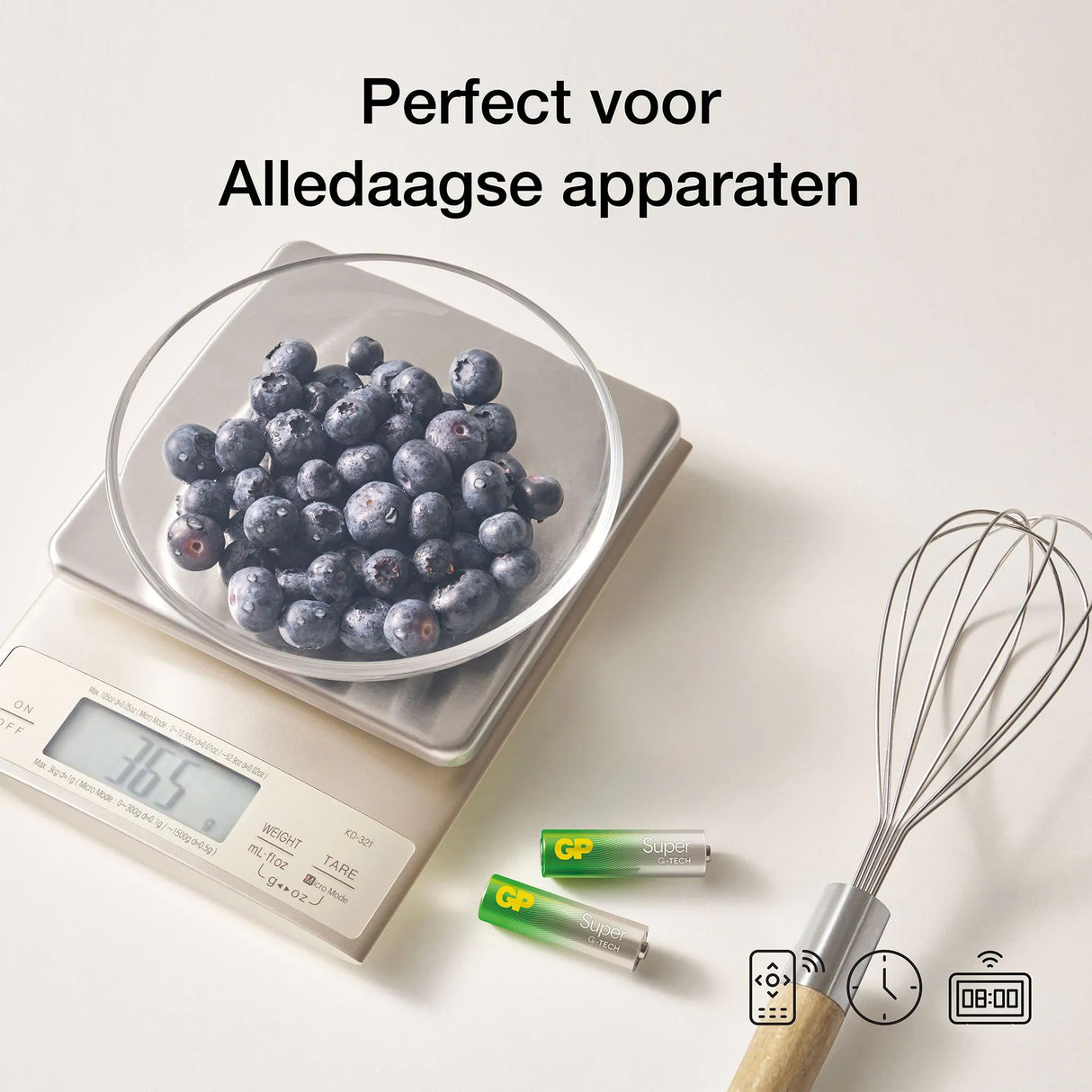 Gp super alkaline aa-batterijen 4pk