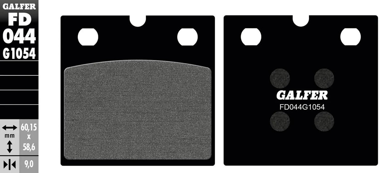 Galfer remblokken fd044 brake pad fd044 g1054 organic
