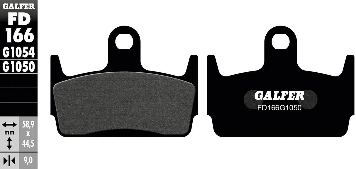Galfer remblokken fd166 brake pad fd166 g1050 organic