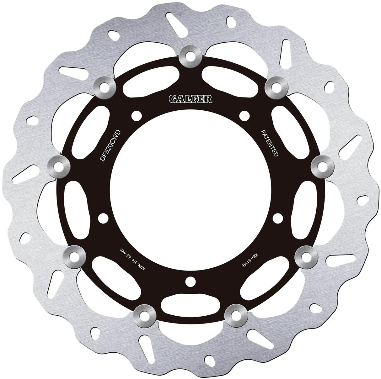 Galfer remschijf df520 rotor brake rotors floating right