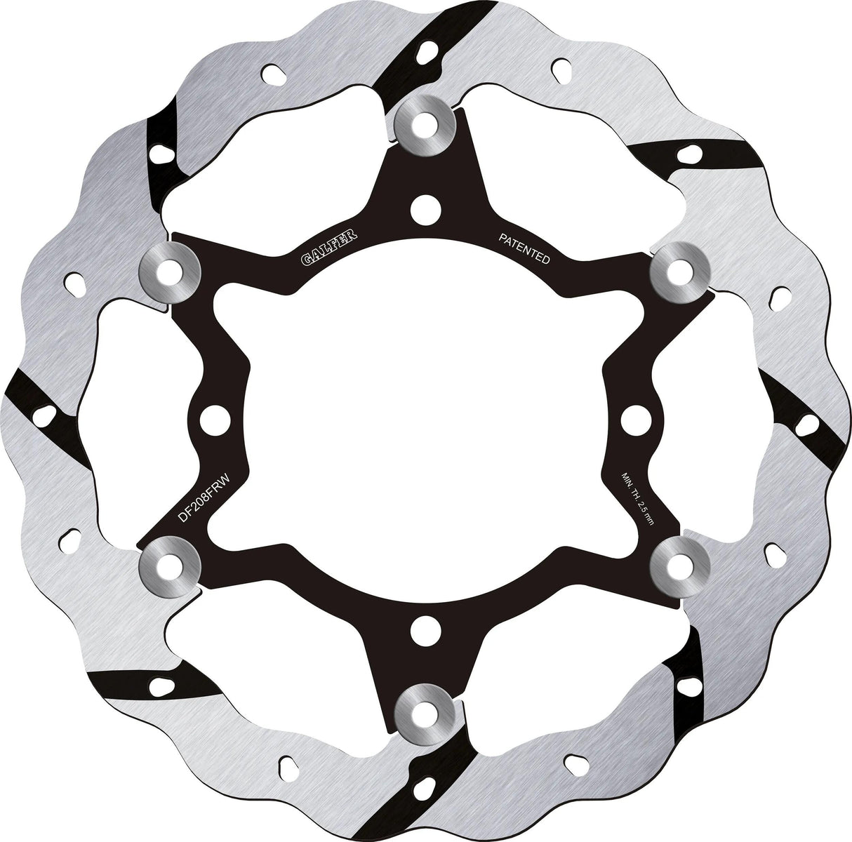 Galfer remschijf df208 rotor brake rotors sw.grooved