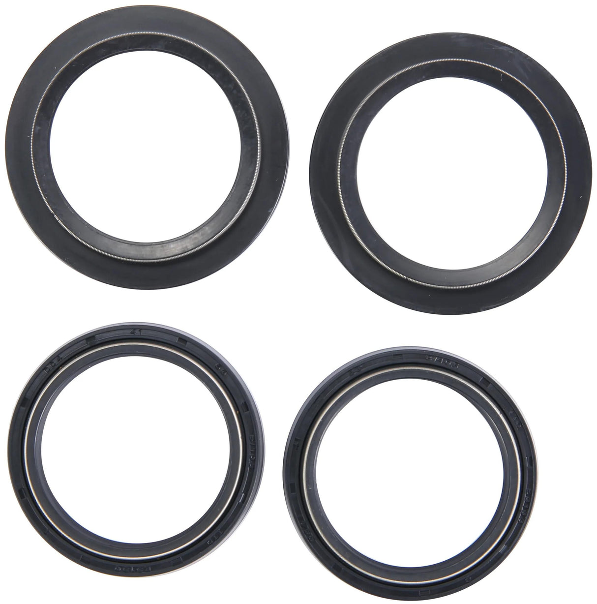 All balls racing voorvork keerring set fork seal set abr 56-129 incl. dust cap
