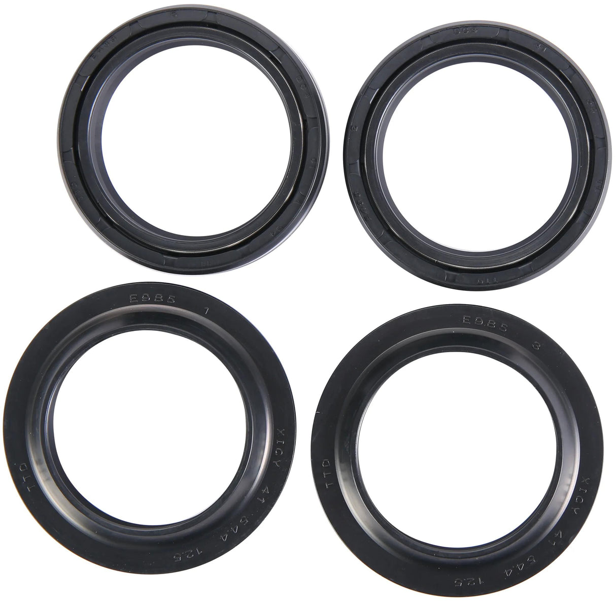 All balls racing voorvork keerring set fork seal set abr 56-132 incl. dust cap