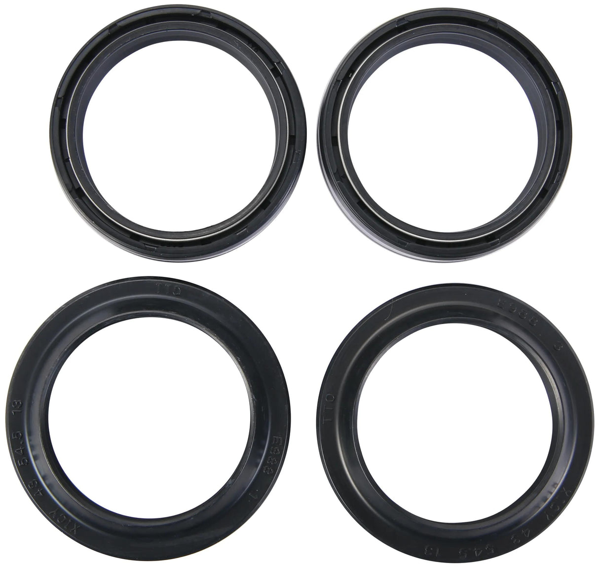 All balls racing voorvork keerring set fork seal set abr 56-133 incl. dust cap