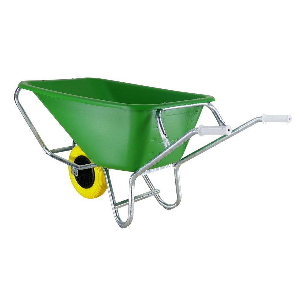 Fort producten kruiwagen f s 165l groen hdpe bak plusnooitmeerlek