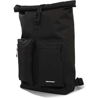 Urbanproof fietstas rolltop up recycle 20l zwart