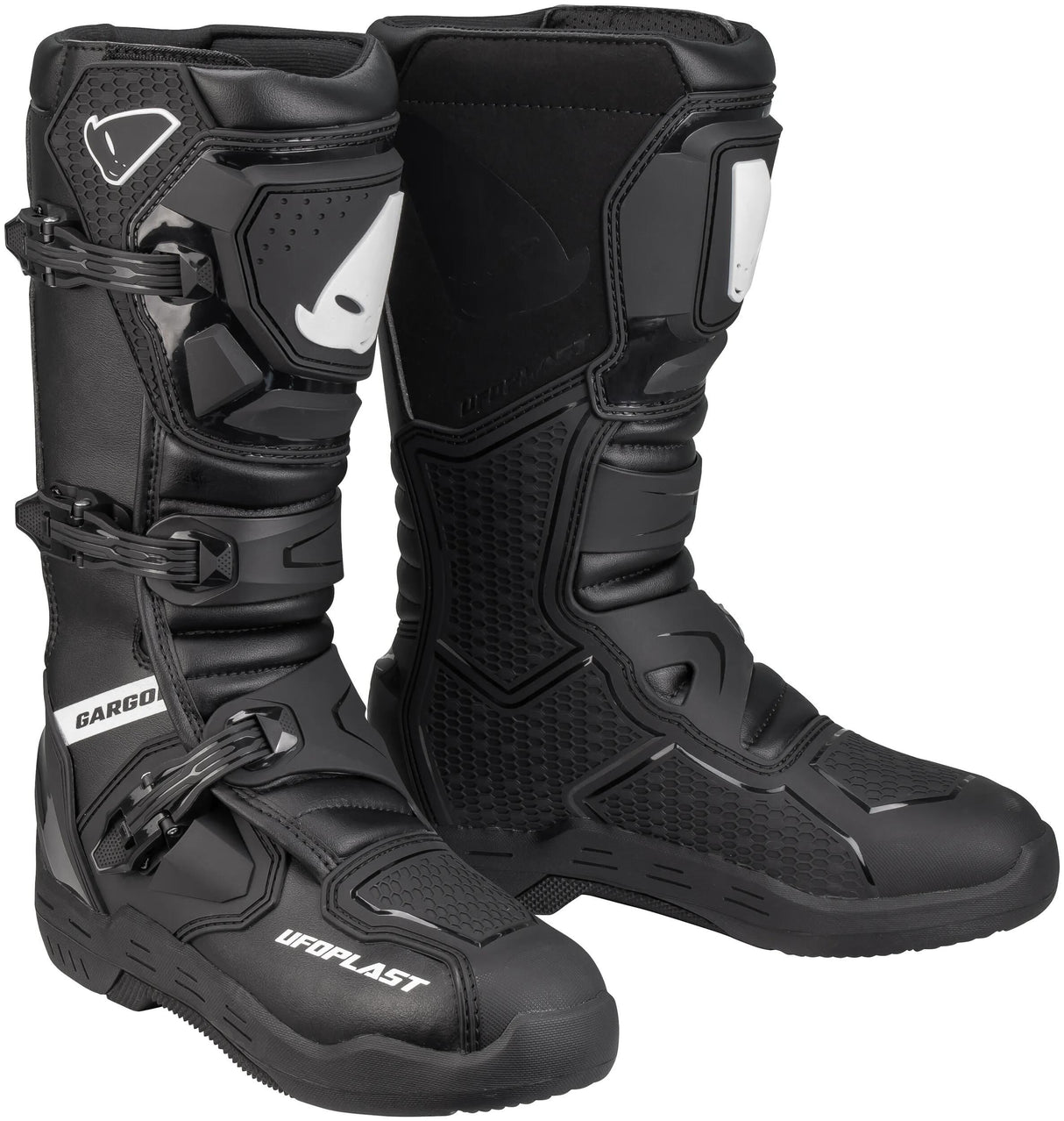 Ufo plast laarzen gargor boots ufo gargor black white gr. 44