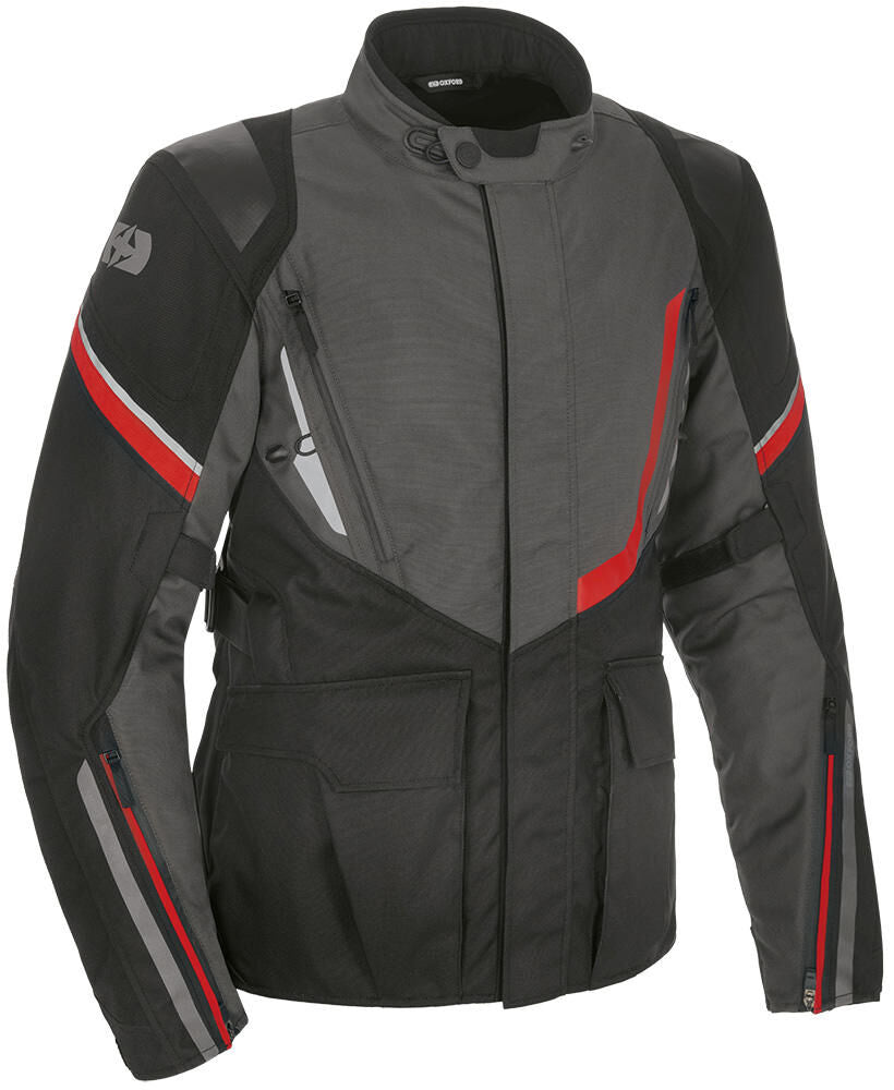 Oxford jas montreal 4.0 jacket montreal 4. black grey red size xl