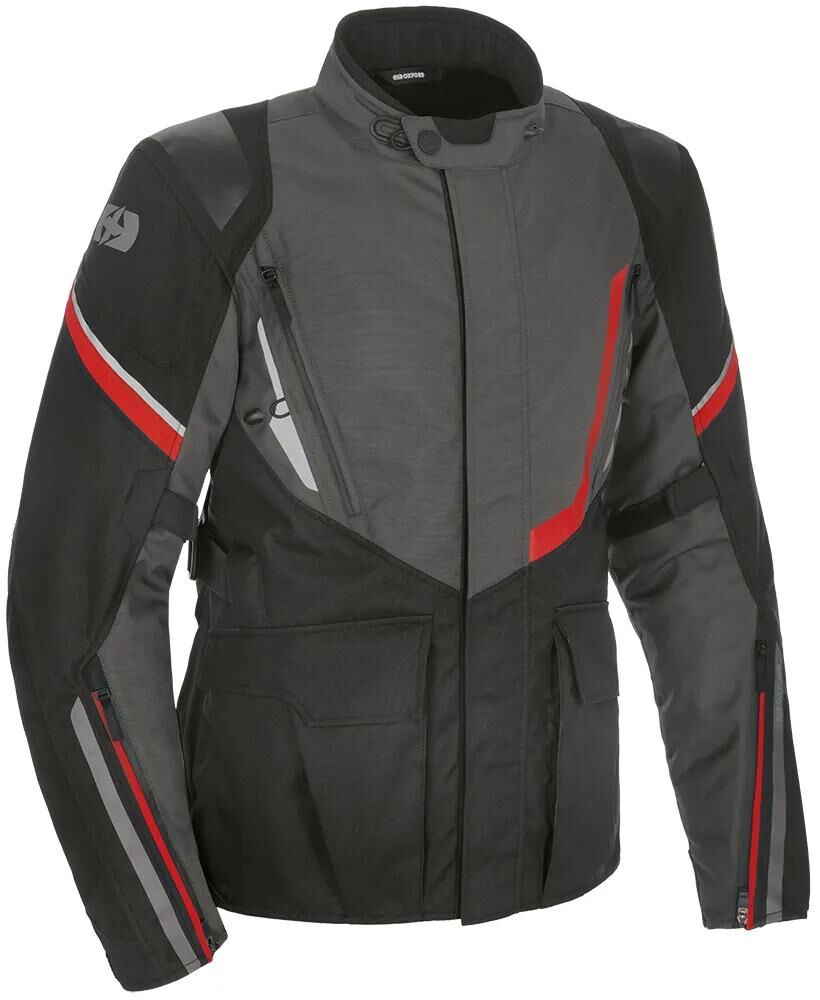 Oxford jacke montreal 4.0 jacket montreal 4. black grey red size 3xl