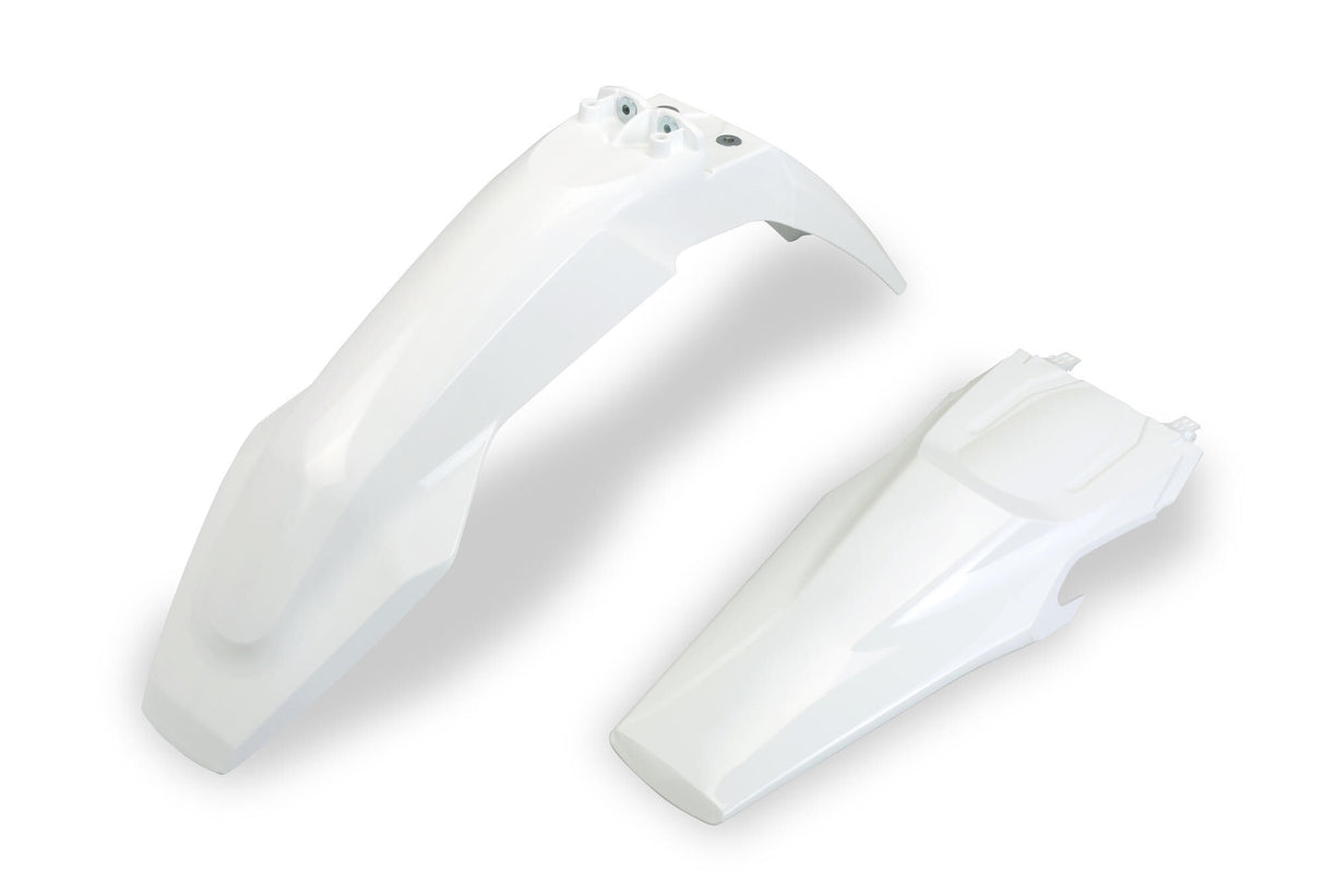 Ufo plast kotflügelsatz mudguard set ufo husqvarna white