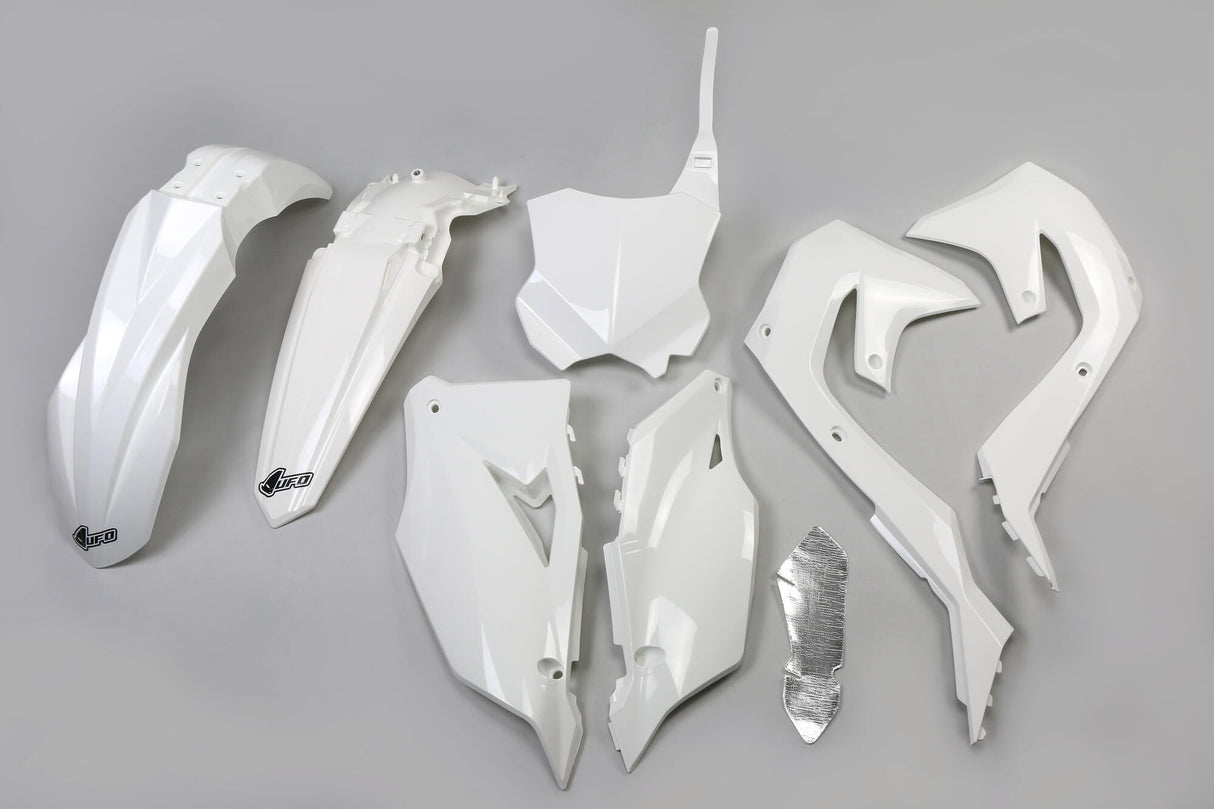 Ufo plast verkleidungssatz trim kit ufo kawasaki white