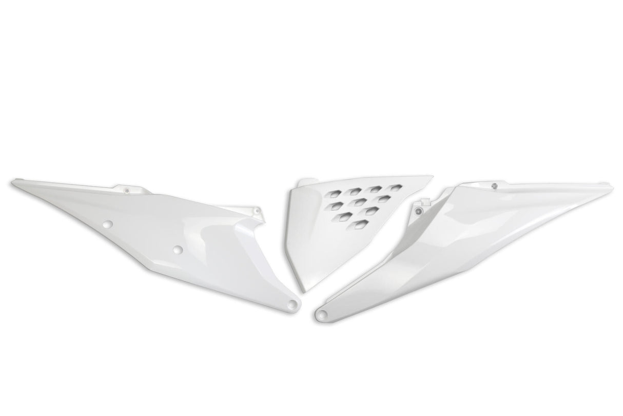 Ufo plast seitenverkleidung side covers ufo ktm white