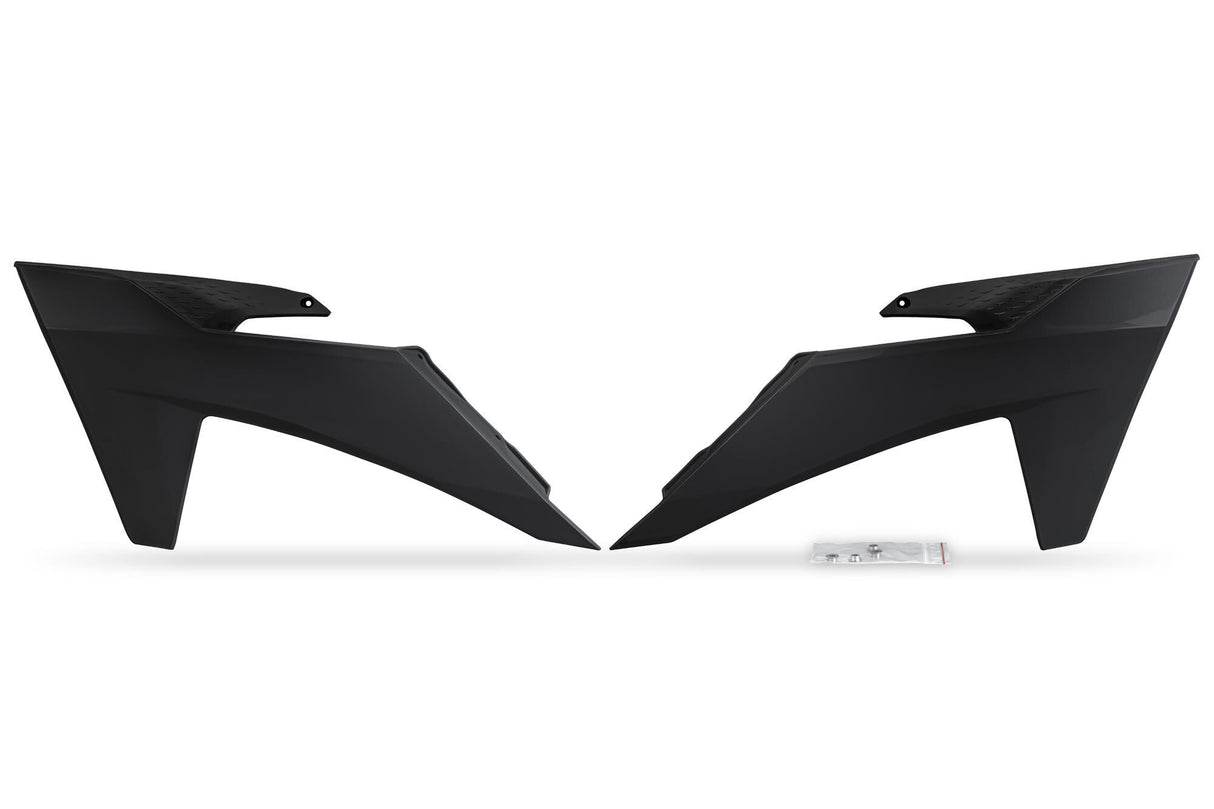 Ufo plast kühlerabdeckung radiator covers ufo ktm black
