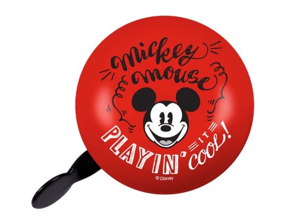 Seven polska bel sp staal bell mickey mouse rood