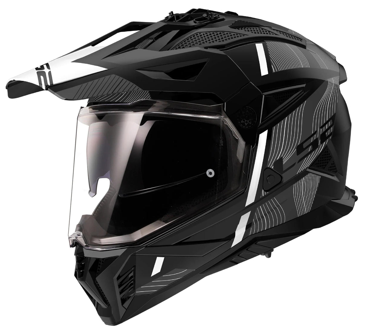 Ls2 endurohelm mx702 pioneer ii hill helmet mx702 pioneer ii hill m. bw ws gr. l