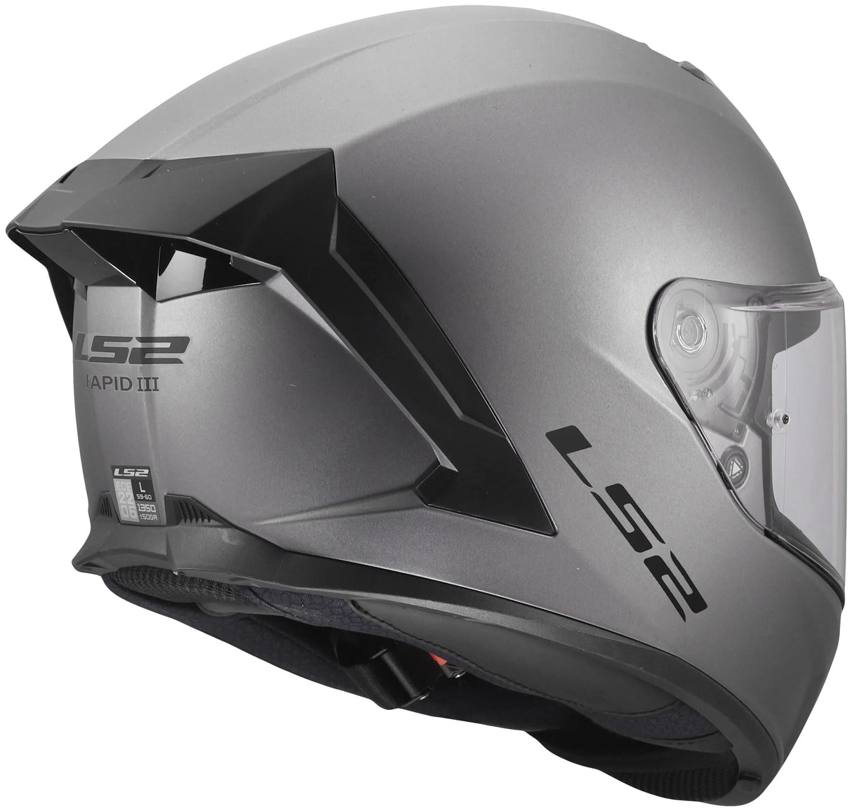 Ls2 integralhelm ff820 rapid iii solid helmets ff820 rapid i solid matt titanium s