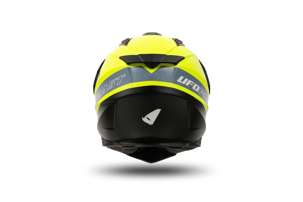 Ufo plast endurohelm aries helmet aries s yellow black